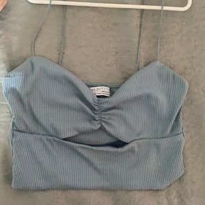 UO Blue Crop Top